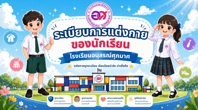 ชุดนักเรียนโรงเรียนอนุสรณ์ศุภมาศ